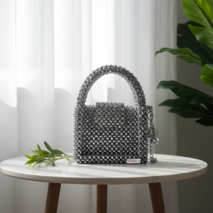 Home sac violette — argent graphite
